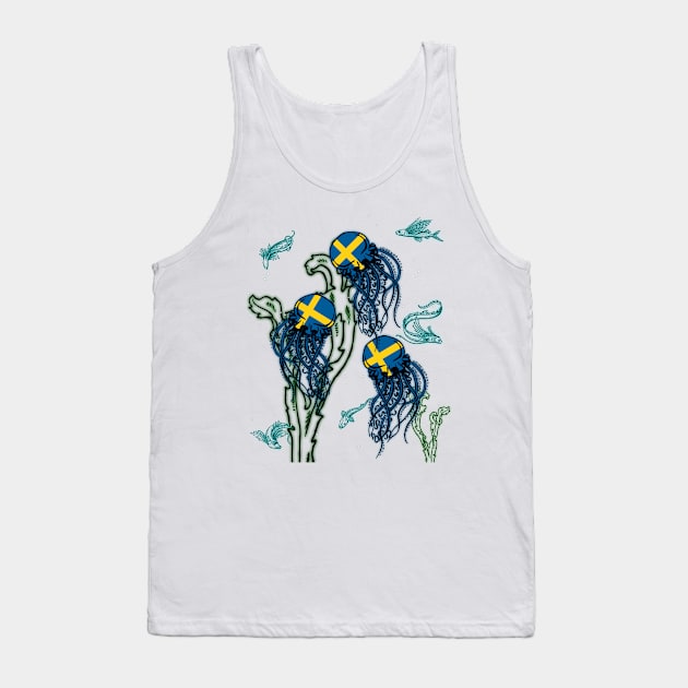 Sweden Jellyfish Tank Top by Fusti